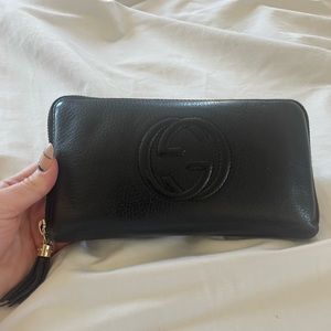 Gucci soho black wallet